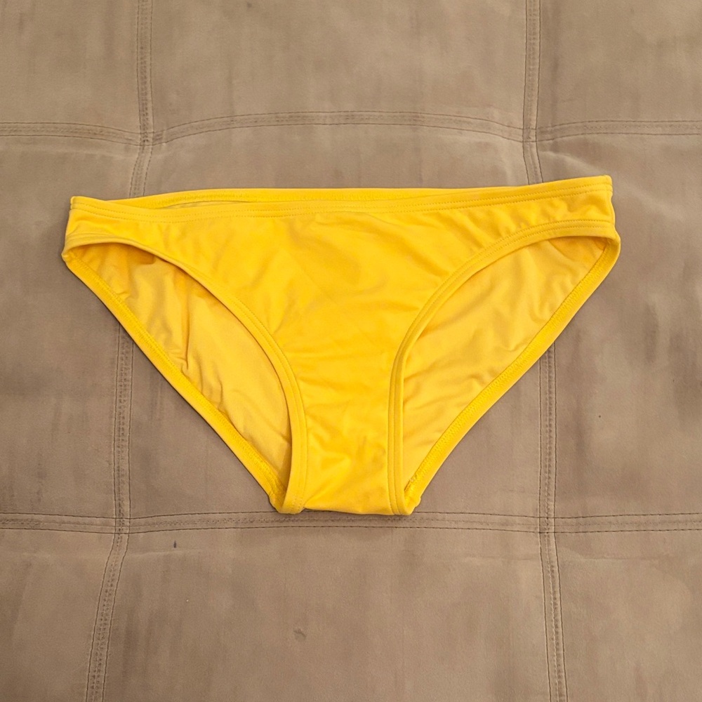 Michael Kors Low Rise Yellow Bikini Bottom Size Small
